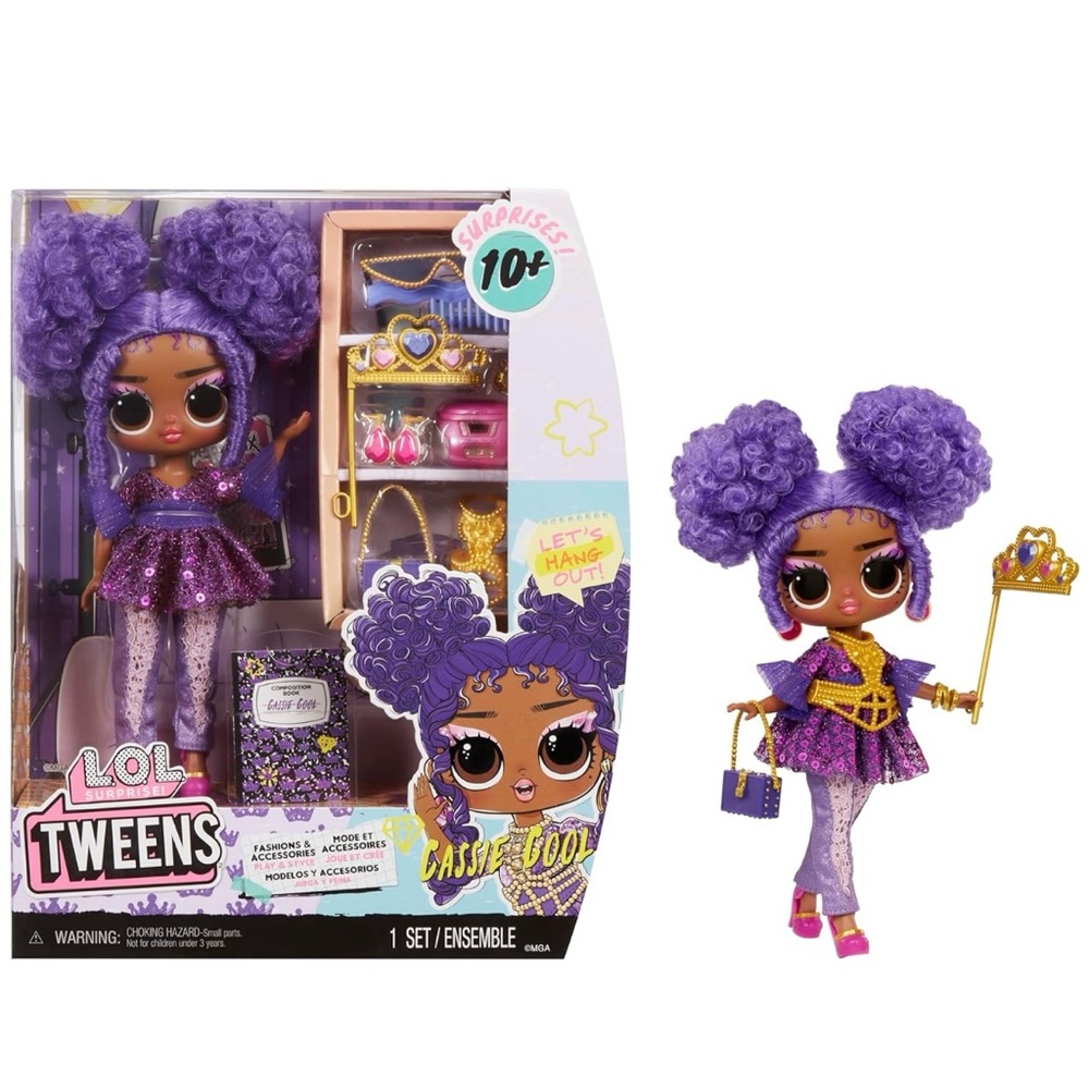 L.O.L. Surprise! Tweens Cassie Cool Doll - Purple